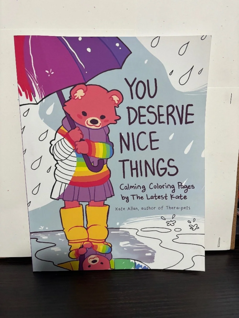 You Deserve Nice things Kate Allen Coloring book